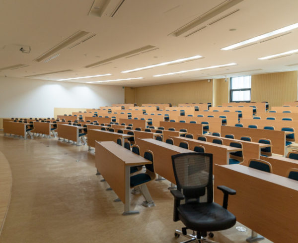 University of Seoul, South Korea empty classroom in University of Seou